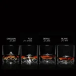 THE PEAKS Viskio taurės (4vnt.)