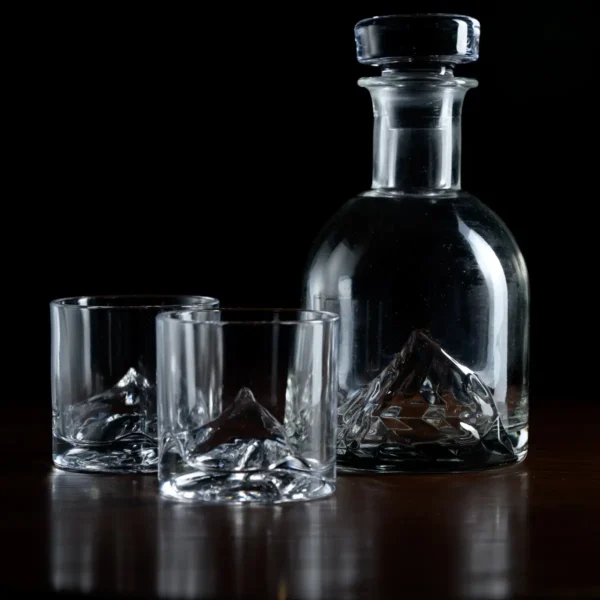 EVEREST Viskio rinkinys (4 taurės + dekanteris)