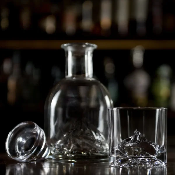 EVEREST Viskio rinkinys (4 taurės + dekanteris)