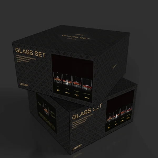 THE PEAKS Viskio taurės (4vnt.)