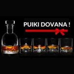 THE PEAKS Viskio rinkinys (taurės + dekanteris)